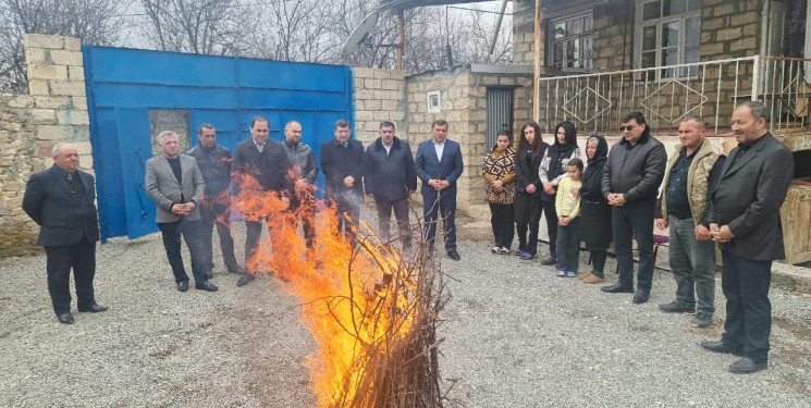 Goranboyda Novruz bayramı şəhid ailəsinin evində qeyd edildi.