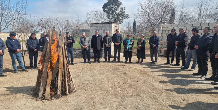 Qaradağlı kəndində  şəhid İmamquliyev Ümidin ailəsi  bayram  günündə  ziyarət  olundu.