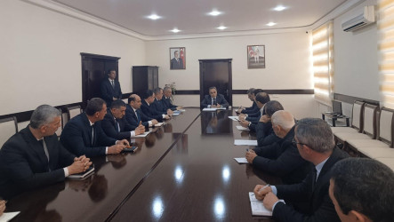 Goranboy rayon İcra Hakimiyyəti başçısı yanında pambıçılıqla bağlı müşavirə keçirildi