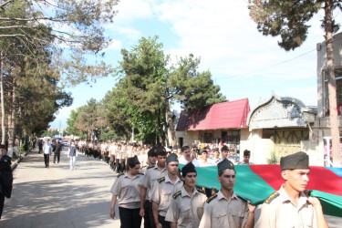 Goranboyda XXIX “Şahin” Hərbi-İdman oyununun final mərhələsi təntənəli şəkildə keçirildi