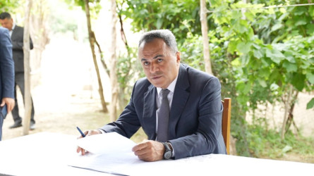 Goranboyda növbəti səyyar qəbul Gürzallar kəndində keçirildi
