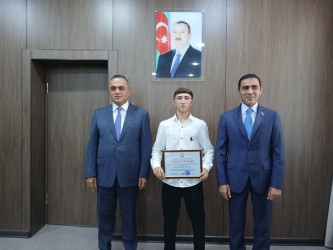Goranboyda yüksək balnan ali məktəblərə qəbul olan məzunlarla görüş keçirildi