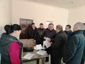 Goranboyda 5 mərtəbəli binada qəzayla bağlı yaranmış vəziyyət nəzarətdədir