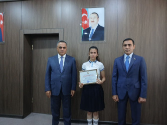 Goranboyda yüksək balnan ali məktəblərə qəbul olan məzunlarla görüş keçirildi