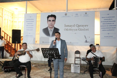 Goranboyda “İsmayıl Qarayev Ədəbiyyat Günləri” adlı ədəbi-bədii gecə keçirildi