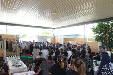 Qızılhacıllı qəsəbəsində şəhid atasının dəfn mərasimi keçirildi