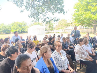 Goranboyda növbəti səyyar qəbul Şəfəq kəndində keçirildi