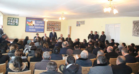 Goranboyda cari ilin son səyyar qəbulu Boluslu kəndində keçirildi