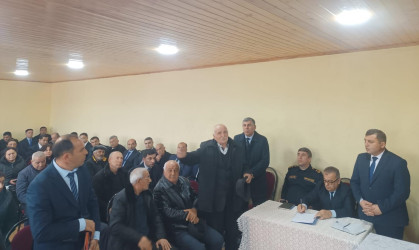 Balakürd kəndində səyyar qəbul keçirildi