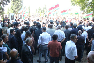 Goranboy rayonunda Birinci Qarabağ müharibəsinin itkin şəhidinin dəfn mərasimi keçirildi