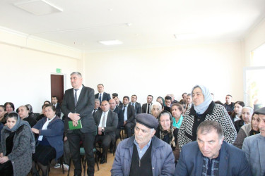 Tap Qaraqoyunlu kəndində keçirildi səyyar qəbul keçirildi