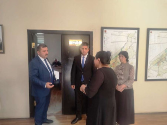 Goranboy rayon İcra Hakimiyyətində vətəndaşların müraciətləri dinlənildi