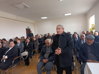 Tap Qaraqoyunluda səyyar qəbul keçirildi