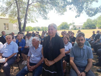 Goranboyda növbəti səyyar qəbul Şəfəq kəndində keçirildi