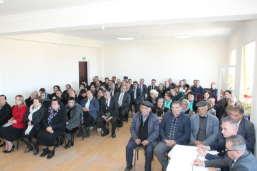 Tap Qaraqoyunlu kəndində keçirildi səyyar qəbul keçirildi