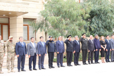 Goranboyda “27 sentyabr-Anım Günü” Şəhidlərimizin xatirəsi 1 dəqiqəlik sükutla yad edildi