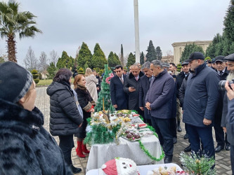 Goranboyda, “Konstitusiya və Suverenlik İli” çərçivəsində, 31 Dekabr-Dünya Azərbaycanlılarının  Həmrəyliyi Günü və 2026-cı ilin gəlişi ilə bağlı, tədbir keçirildi