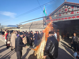 Goranboyda şəhid ailələri ilə birgə od çərşənbəsi qeyd edildi