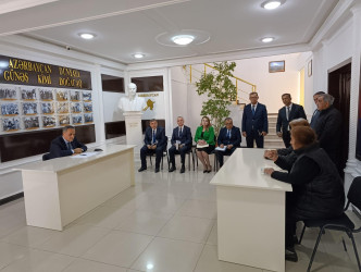 Goranboy rayon İcra Hakimiyyətində vətəndaşların müraciətləri dinlənildi