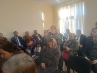 Goran qəsəbəsində səyyar qəbul keçirildi