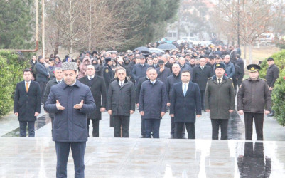 Goranboyda, Xocalı soyqırımı faciəsinin 34-cü ildönümü ilə bağlı, ümumrayon tədbiri keçirildi