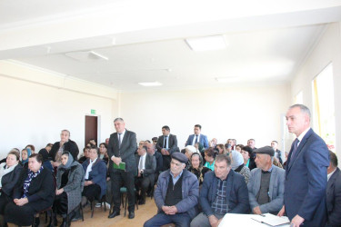 Tap Qaraqoyunlu kəndində keçirildi səyyar qəbul keçirildi