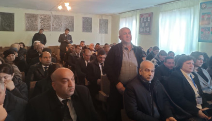 Goranboyda cari ilin son səyyar qəbulu Boluslu kəndində keçirildi