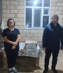 Şəhid ailələrinə bayram sovqatı verildi