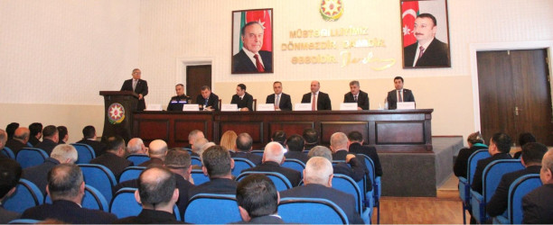 Goranboyda, “2025-ci ildə rayonun ictimai-siyasi,sosial-iqtisadi və mədəni inkişafı sahələrində görülmüş işlər və cari ildə qarşıda duran vəzifələr barədə” RİH Başçısının illik hesabat iclası keçirildi