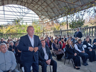 Goranboyda Kəhrizli kəndində səyyar qəbul keçirildi