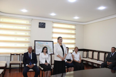 Yüksək nəticə göstərmiş, müxtəlif müsabiqələrdə fərqlənən şagirdlərlə görüş