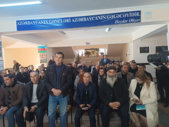 Goranboyda yeni ilin ilk səyyar qəbulu Əlirzalı kəndində keçirildi
