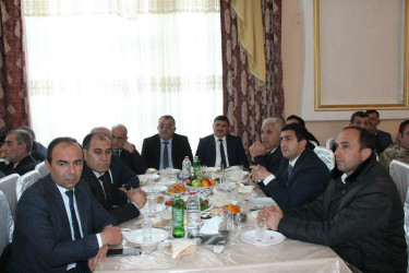Goranboyda Ümummilli Lider Heydər Əliyevin anım günü ilə bağlı, ehsan süfrəsi təşkil olundu