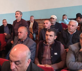 Goranboyda növbəti səyyar qəbul Qaradağlıda keçirildi