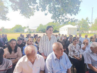 Goranboyda növbəti səyyar qəbul Şəfəq kəndində keçirildi