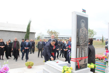 “27 sentyabr-Anım Günü”nün beşinci ildönümü ilə bağlı Dəliməmmədlidə şəhidlərimizin məzarları ziyarət olundu
