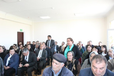 Tap Qaraqoyunlu kəndində keçirildi səyyar qəbul keçirildi