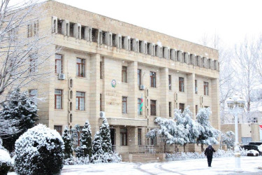 "Gənclər Paytaxtı" Goranboyun qarlı mənzərəsi