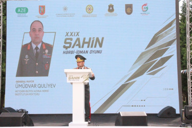 Goranboyda XXIX “Şahin” Hərbi-İdman oyununun final mərhələsi təntənəli şəkildə keçirildi