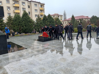 Goranboyda, Xocalı soyqırımı faciəsinin 34-cü ildönümü ilə bağlı, ümumrayon tədbiri keçirildi