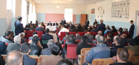 Goranboyda növbəti səyyar qəbul Qaradağlıda keçirildi
