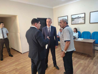 Goranboy rayon İcra Hakimiyyətində vətəndaşların müraciətləri dinlənildi