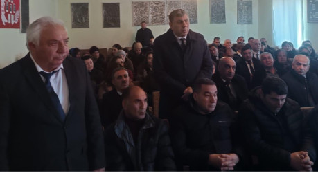 Goranboyda cari ilin son səyyar qəbulu Boluslu kəndində keçirildi