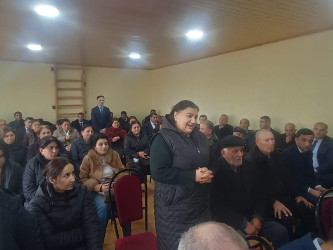Balakürd kəndində səyyar qəbul keçirildi