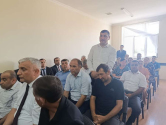 Goranboyda növbəti səyyar qəbul Tatarlı kəndində keçirildi