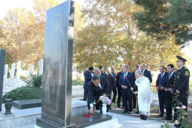 Sarov kəndində şəhidlərimizin məzarları ziyarət edildi