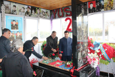 Şəfəq kəndində şəhidlərimizin məzarları ziyarət edildi