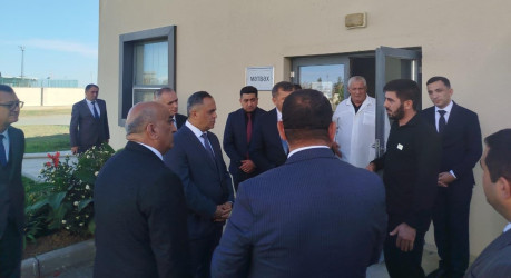 Goranboyda İcra Başçısı Mərkəzi Xəstəxanada mövcud şəraitlə maraqlandı