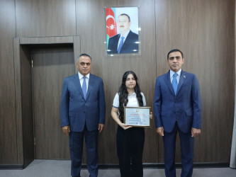 Goranboyda yüksək balnan ali məktəblərə qəbul olan məzunlarla görüş keçirildi