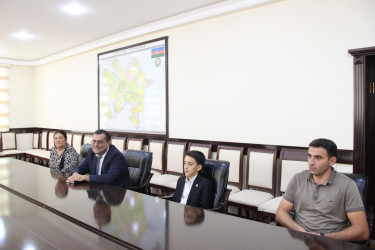 İcra başçısı goranboylu gənc xanəndə ilə görüşdü